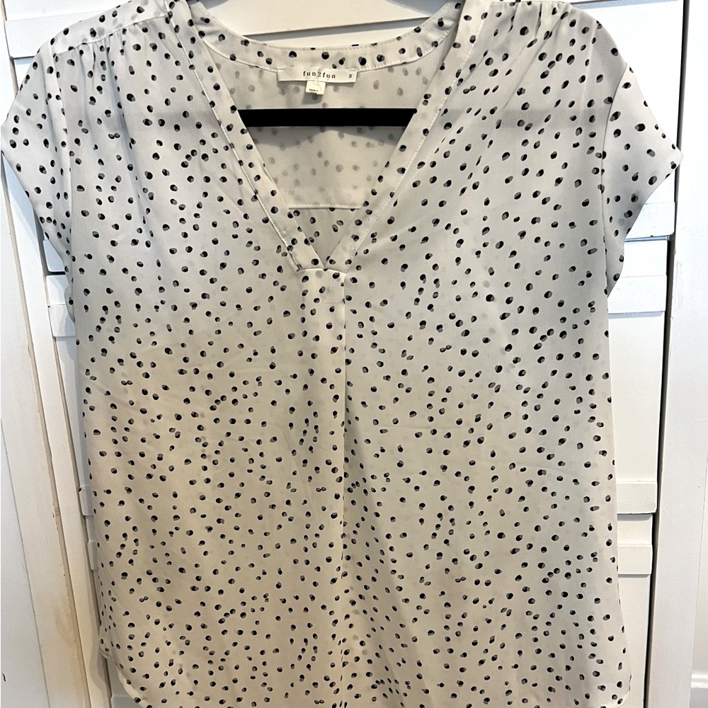 Monday Fun Lillian V Neck Blouse by Stitch Fix